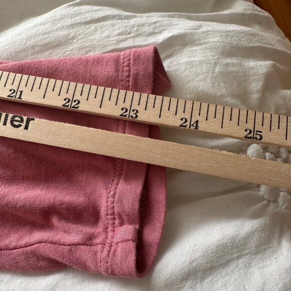 LOGO by Lori Goldstein 3X Knit Top with Chiffon Back Inset & Pockets Boho Casual - Picture 11 of 11